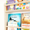 Book shelf for children, kids bookcase, wall bookshelf, children's bookshelf, children's room bookcase, 10