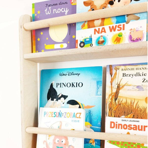 Book shelf for children, kids bookcase, wall bookshelf, children's bookshelf, children's room bookcase, 10