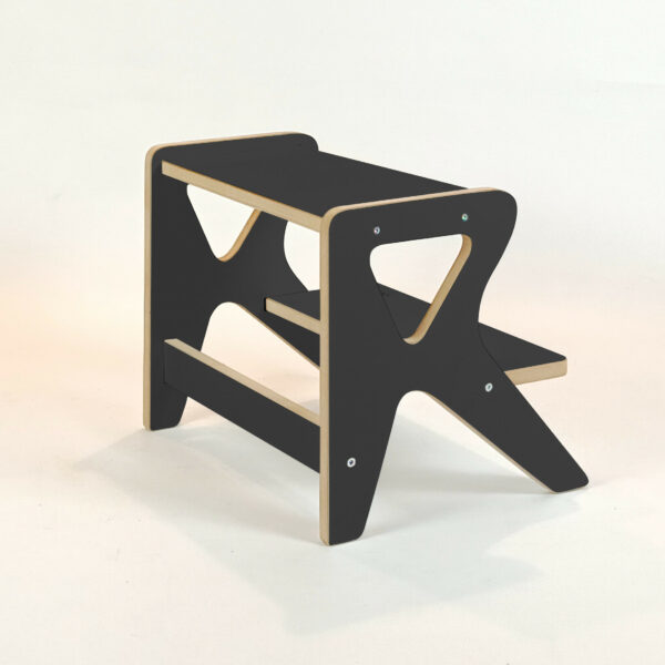 Childrens Step Stool MK3 black-2