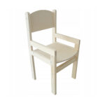 Wooden kids chair with armrests for ages 4–6​