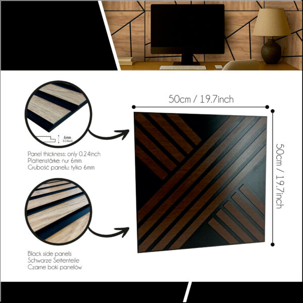 wall panels, geometric wall panels, geometric wall lamells, PD01CW, 8