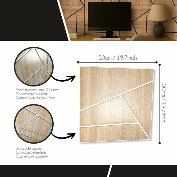 3D wall panels,wall panel decor, modern wall panels, geometric wall panels, geometric wall lamells, PD04BS, 14