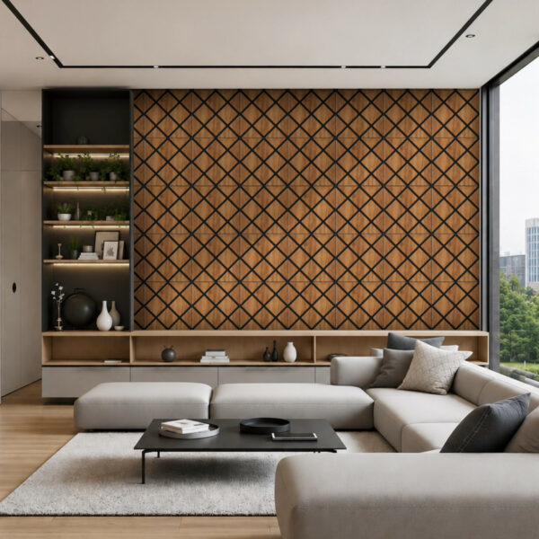 3d wall panels, wall panel decor, oak wall panels, white wall decor, panneaux muraux 3D, panneau mural bois, decor mural moderne, mur accent salon