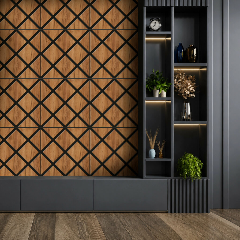 3d wall panels, wall panel decor, oak wall panels, white wall decor, panneaux muraux 3D, panneau mural bois, decor mural moderne, mur accent salon